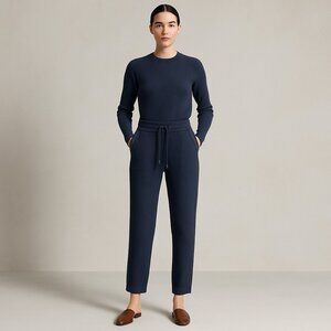 Brunello Cucinelli Bead-Embellished Ribbed Cotton Track Pants XS